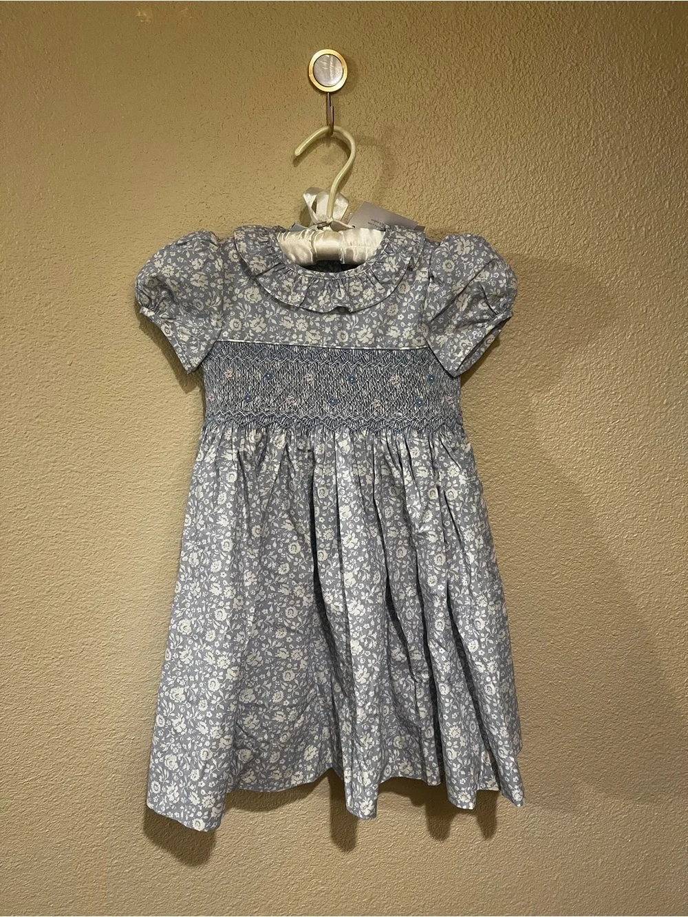 NWT Annafie London | Sophie Dress | Hand-Smocked Dress with Matching Headband